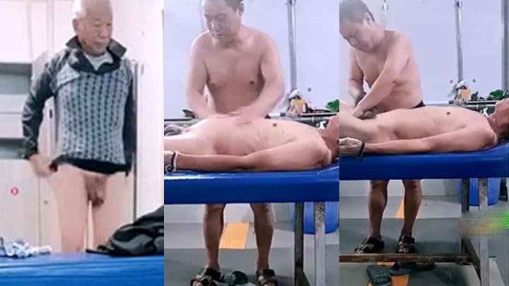 搓澡工服务帅伯